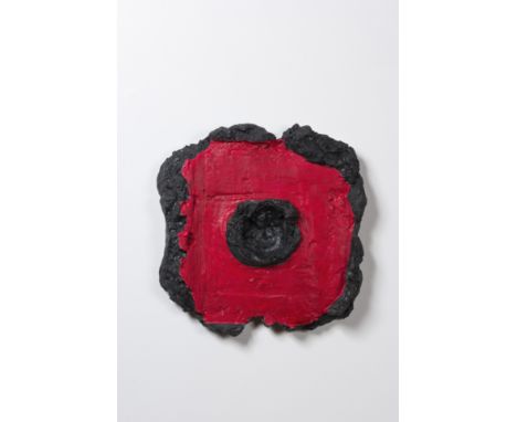 BRAM BOGART (1921-2012)Noir et rouge (n°23) 1998Signé et daté en bas à droite  Numéroté HC II/II et daté au dos Cachet 'F Del