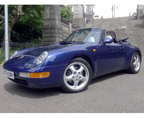 1996 Porsche 911 Carrera Cabriolet- 1 of 129 UK-supplied cars fitted with the more powerful Varioram engine and six-speed man