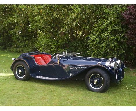 1968 Heritage SS100 Evocation- Fibreglass bodied example with 4.2-litre engine and 4-speed gearbox- Blue with red leather int