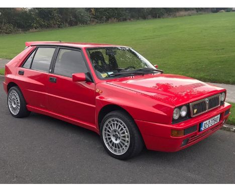 1992 Lancia Delta HF Integrale Evolution- Finished in Monza Red, UK supplied example that was exported to Ireland in 1994- Be