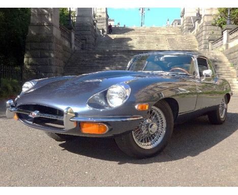 1970 Jaguar E-Type 4.2 Coupe- Warranted 13,000 miles from new in the hands of three American owners- Power steering, four-spe