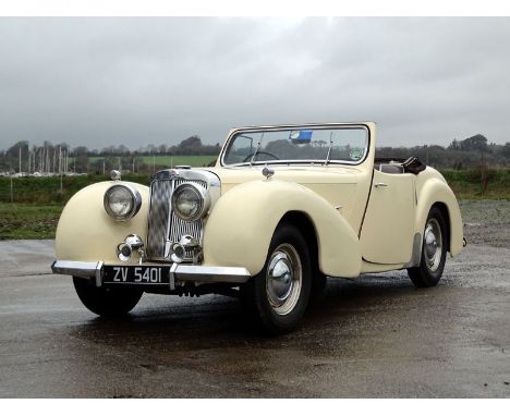 1947 Triumph 1800 Roadster- Entered from a private Irish collection- 1 of just 2,501 made- Engine overhauled by Maidstone Spo