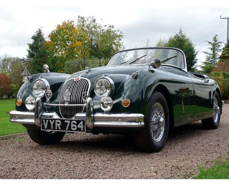 1958 Jaguar XK150 S 3.4 Litre Roadster- The 7th righthand drive Roadster to be made and 48,300 recorded miles- Offered with a