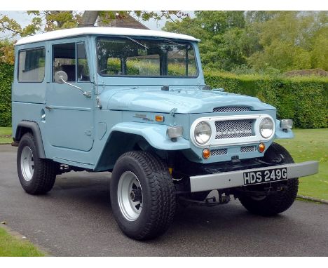 1969 Toyota FJ40 Land Cruiser- Early example subject to comprehensive professional restoration in 2015/2016- Capri Blue with 