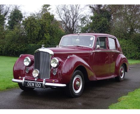 1955 Bentley R-Type Saloon- Part of the Old Hall collection since July 2006- Previously supplied by renowned Rolls-Royce and 