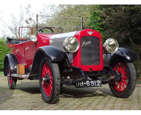 1918 Austin Twenty EXP1 Prototype Tourer- The very car that Edgar Wren drove nationwide to drum up orders for Austin's upcomi