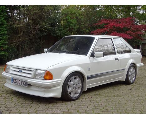 1986 Ford Escort RS Turbo- The subject of much restoration / recommissioning during 2016- Original grey cloth upholstery, sub