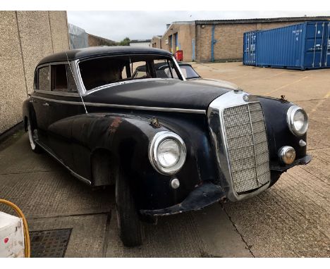 1955 Mercedes-Benz 300 B 'Adenauer' Saloon- Offered for spares or repair, LHD, Red leather upholstery  - Engine and gearbox r