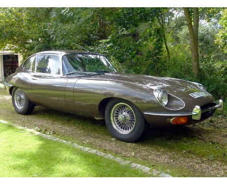 1970 Jaguar E-Type 4.2 2+2- In the current ownership since 1974 (2nd owner) and registering less than 20,000 miles- Sable wit