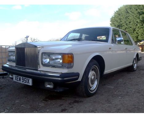 1982 Rolls-Royce Silver Spirit- Finished in Cream with Red leather interior- Registers just 52,000 miles and has had 6 previo