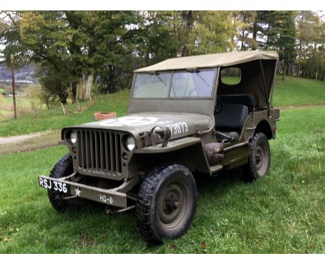 1962 Hotchkiss M201 Jeep- Built in France under licence in 1962- Believed low mileage example in "good condition"- 24 volt, n