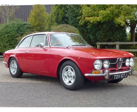 1970 Alfa Romeo 1750 GTV- RHD UK example, letter and car record from original supplying dealer on file- Koni shock absorbers,