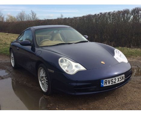 2002 Porsche 911 Carrera 4- Fully documented service history- 3596cc engine (manufacturer claimed 315bhp/273lbft), Tiptronic 