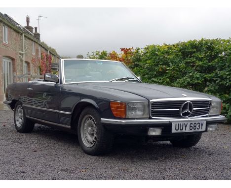 1982 Mercedes-Benz 280 SL- Understood to have been sold by the SL Shop in c.2012- Original handbook and comprehensively stamp