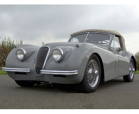 1953 Jaguar XK120 Drophead Coupe- Sold new in 1953 via Jaguars Los Angeles distributor Hornburg- A Matching numbers & freshly