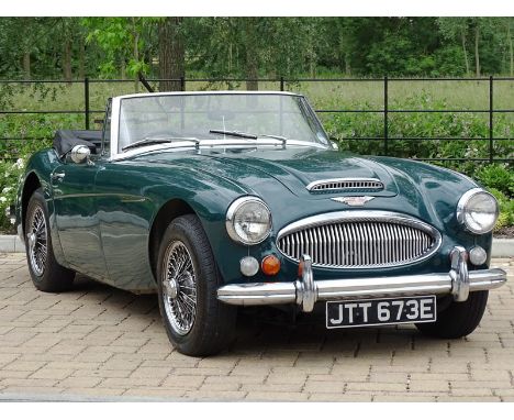 1967 Austin-Healey 3000 MKIII- Original RHD UK supplied example with 62,500 recorded miles- Re-painted in 2013, over-drive eq