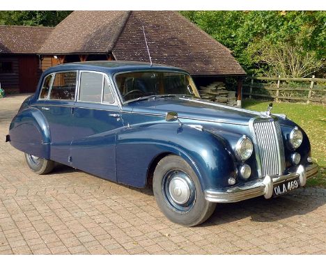 1953 Armstrong Siddeley Sapphire- Ideal restoration project- Swansea V5C- Blue with red leather, manual gearboxLaunched in 19