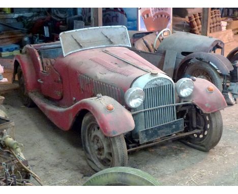 1948 Morgan 42829- A restoration project that may have had past competition usage- 0-8,000rpm Aquaplane rev counter, twin spa