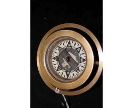 Brass compass