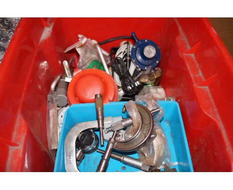 Assorted hardware fittings to include precision tools