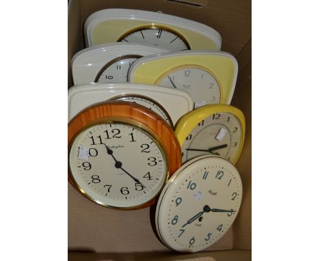 A Kenzale ceramic  wall clock; others , various 