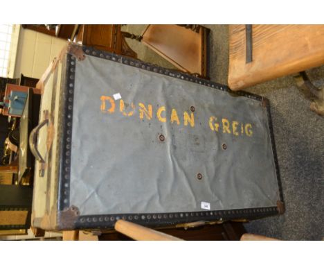 Vintage luggage - a vintage travel trunk.