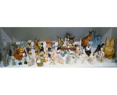 Animal Models - Wade long boat;  elephants;  mice;  a USSR brown bear;  a USSR panda;  etc 