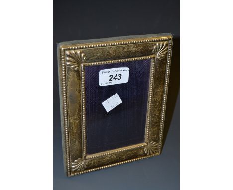 A silver photograph frame 18cm x 14cm (approx), Sheffield 1995