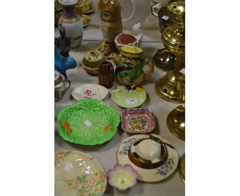 Decorarive Ceramics - a Wade Owl, Carltonware , Maling;  etc 