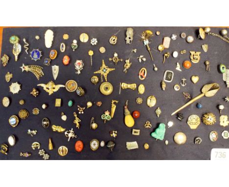 A large and interesting collection of stick pins to include Victorian and later examples   We have been asked the question - 