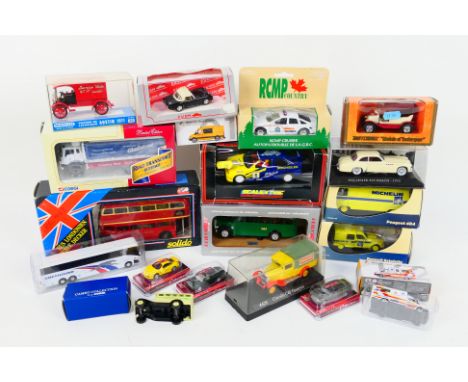 Exem - Corgi - Solido - Vitesse - Scalextric - Other - A mixed collection of predominately diecast vehicles in various scales