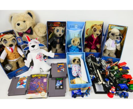 Nintendo - Lego - Others - A mixed lot that includes 4 Nintendo video games being Super Mario 2 Gauntlet II; Punchout and Sha
