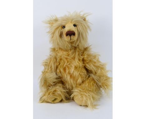 Merrythought - A large #KF25Q limited edition Merrythought blonde bear - The bear named 'Baxter' has metal joints, stitched n