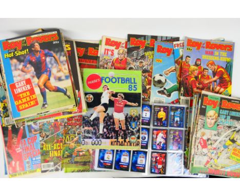 Panini - Roy of the Rovers - over 70 issues of Roy of the Rovers comic predominately from 1989 - 1990, with a Panini Football