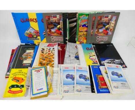 Corgi - Britains - MICA - Revell - A large quantity of catalogues, brochures, newsletter, supplements, posters and other diec