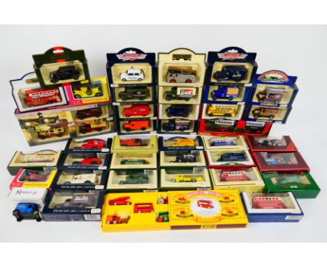 Lledo - Matchbox Models of Yesteryear - Over 30 boxed diecast vehicles. Lot includes Lledo #41002 Trolley Bus 'Hamleys'; Matc