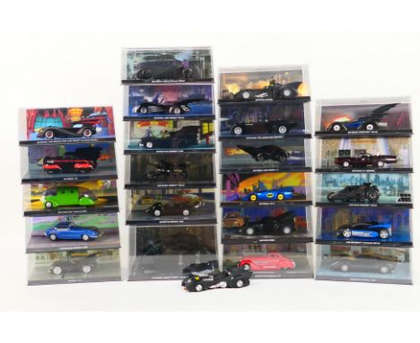 Eaglemoss - Batman - 22 x boxed Batman vehicles including the 1960s TV series car, the detectives comics car, the Jokermobile