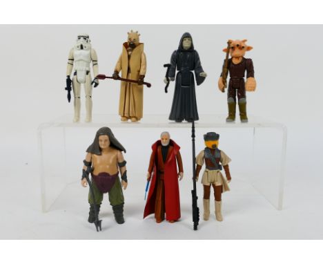 Star Wars - Kenner - LFL CPG - GMFGI - A squad of seven loose Star Wars 3.75" action figures with majority having weapons / a