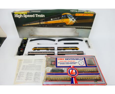 Hornby - High Speed Train - Lima - Devon Belle. A boxed Hornby #R.673 OO Gauge High Speed Electric Train set - Set contains i