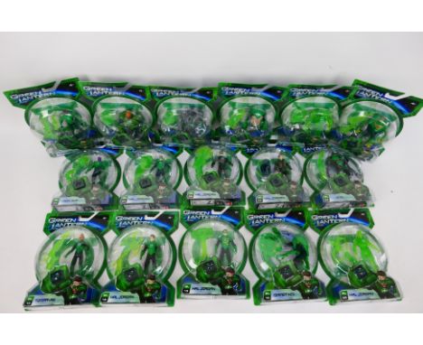 Mattel - Green Lantern - 16 carded 4" 'Green Lantern' themed action figures. Lot includes #01 Hal Jordan; #07 Abin Sur; #15 T
