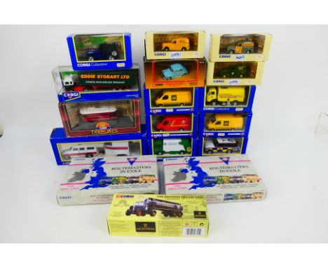 Corgi - 17 boxed diecast from various Corgi ranges. Lot includes #96758 Morris Minor 'Some Mothers Do 'Ave 'Em'; #57601 Polic