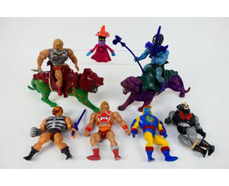MOTU - Mattel - He Man - Fisto - Hordak. A selection of Nine loose figures appearing in Playworn to Excellent condition. Hot 