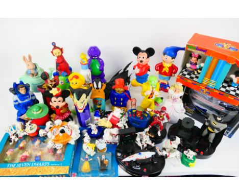 Mattel - Grosvenor - A group including a boxes The Seven Dwarfs set, a collection of 101 Dalmatians toys, a collection of TV 