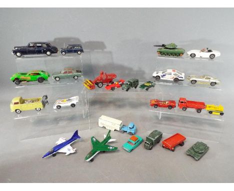 Corgi, Dinky, Matchbox - In excess of 20 unboxed diecast model vehicles in various scales. Lot includes Corgi James Bond Toyo