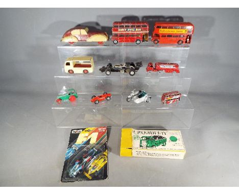 A collection of predominantly unboxed diecast model vehicles to include Dinky, TTI Industries, Matchbox by Lesney, Corgi, mod