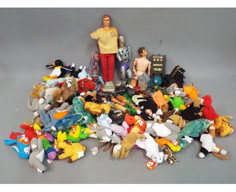 Palitoy, and Others - A collection of unboxed Action figure parts and accessories including a Vintage Palitoy Action man, A S