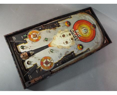 A vintage U.S pressed steel 'Big Shot' bagatelle game by Gotham.