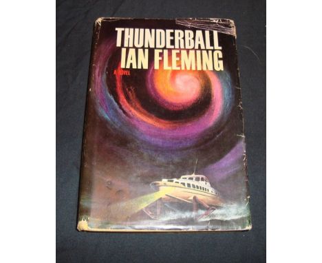 THUNDERBALL (1961) (Ian Fleming) - Viking Press New York - First edition - Second Printing - Harback.  Good with dustjacket f