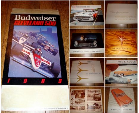 AUTOMOBILIA BROCHURES (1950S etc)  - A quantity of American car brochures to include: Willys Aero Automobile, Lincoln Automob
