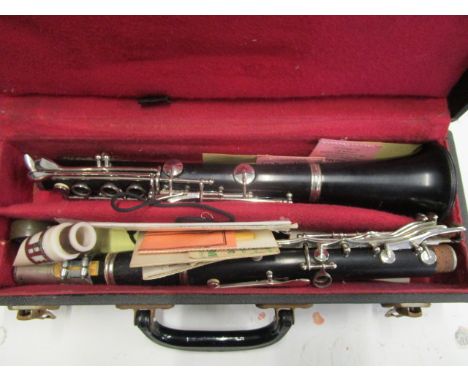 A Regent Boosey & Hawkes clarinet, serial number 47966, cased